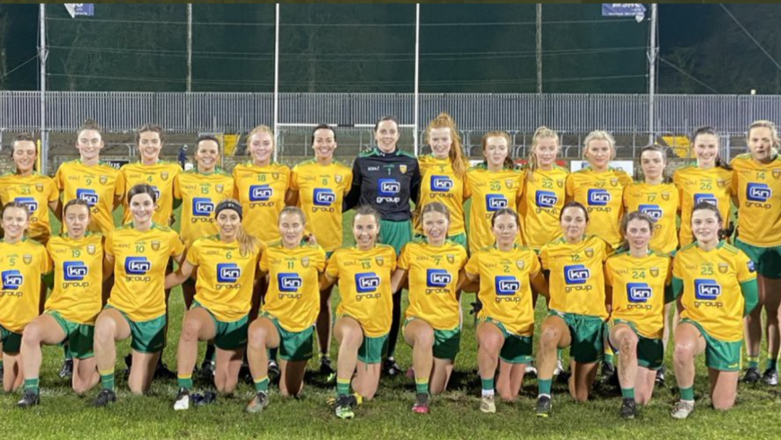 Ádh Mór to the Donegal Ladies in the Division 1 final on Sunday against Meath