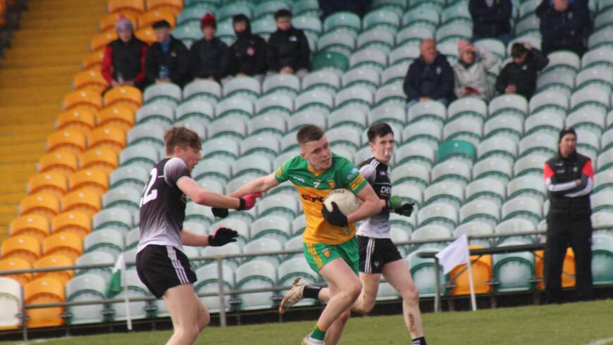 Donegal 17s win but lose out to Derry on score difference for a place in the Jim McGuigan Cup Final