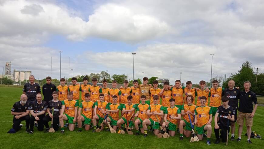 Donegal’s u-17 hurlers just miss out on Tom Hogan Cup final berth