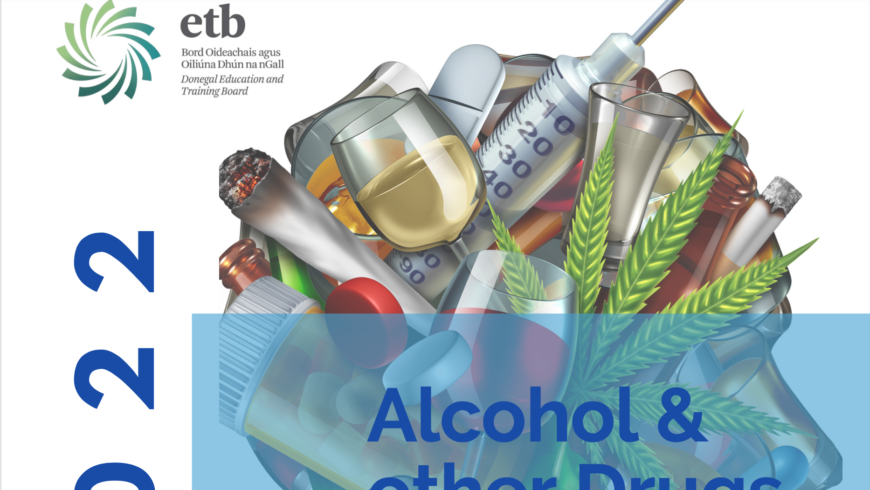 Donegal ETB workshops/courses on forms of addictions and drugs including alcohol and gambling