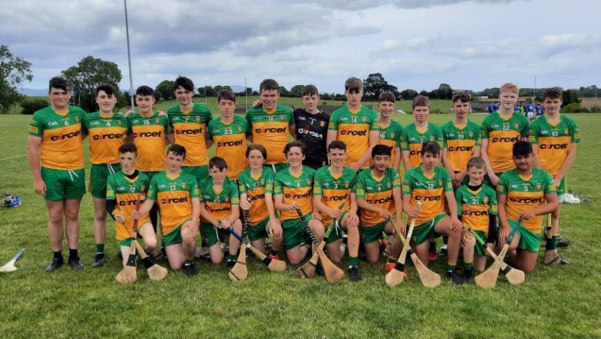 Third Hibernian Cup win for Donegal u15 hurlers
