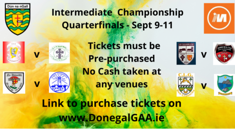Advance Purchase of Tickets required for @MMurphySports Intermediate Quarterfinals