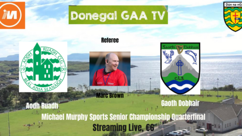 One @MMurphySports Quarterfinal streamed this weekend on Donegal GAA TV and one broadcast on TG4