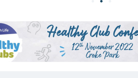GAA Healthy Clubs Conference November 12th