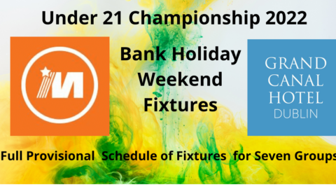 @MMurphySports Football and Grand Canal Hotel Hurling u21 Championships Begin Next Weekend