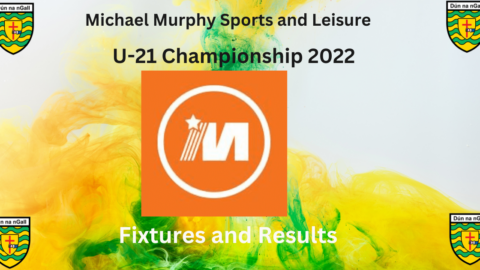 Michael Murphy Sports & Leisure U21 Championship 2022 Fixtures