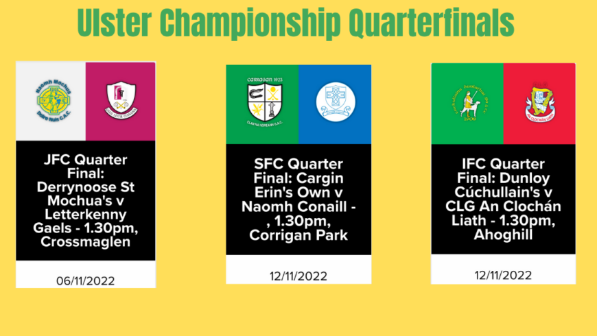 Ulster Championship Quarterfinals