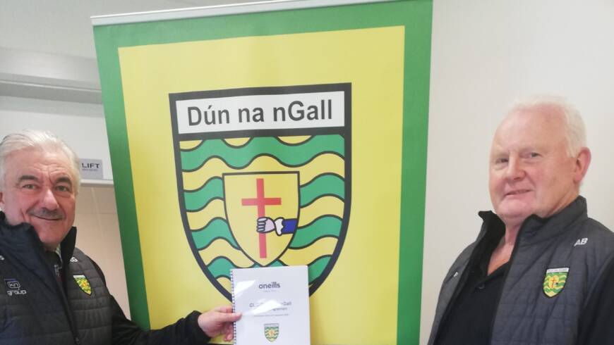 Donegal GAA extend contract with O’Neills to 2026