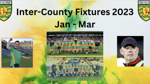 Donegal Inter-County Fixtures, Allianz Leagues, Conor McGurk Cup and Dr McKenna Cup