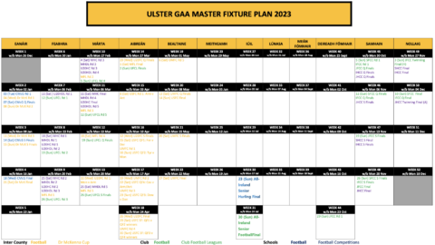 Ulster GAA 2023 Fixture Booklet
