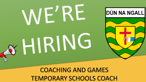 Donegal Coaching and Games Schools Coach