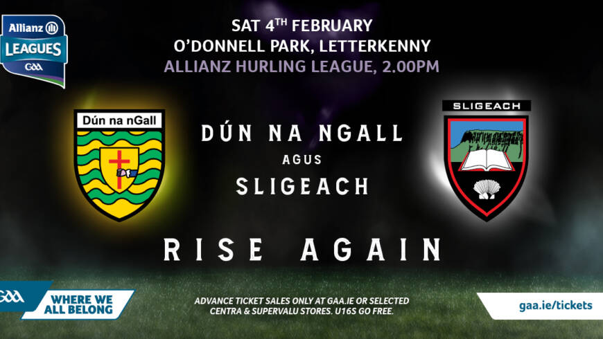 Donegal Hurlers open their Allianz League Campaign against Sligo on Saturday in O’Donnell Park