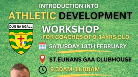 Workshop on Athletic Development for Underage Coaches