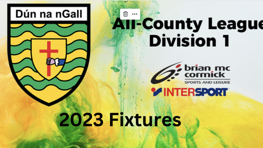 Today, Sunday 25 June, Brian McCormick Sports Division 1 Fixtures