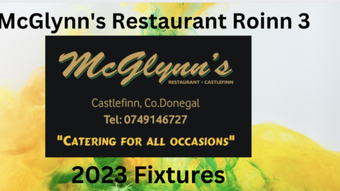 Round 8 Fixtures and Table – McGlynn’s Restaurant Division 4