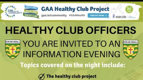 Information evening on Health and Wellbeing tomorrow, March 29th @8pm