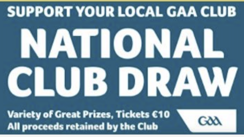 Comhghairdeas Patrick Morning, Fanad Gaels and Naomh Muire Íochtar na Rossan winners in the National Club Draw