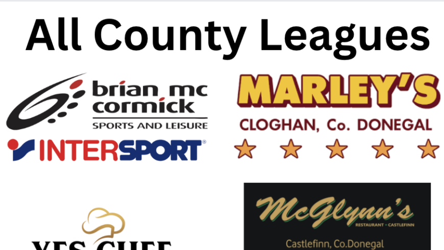 All County League Results Saturday July 15 and  Fixtures, Sunday July 16