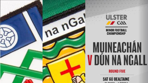 Clones action for Donegal minor team!