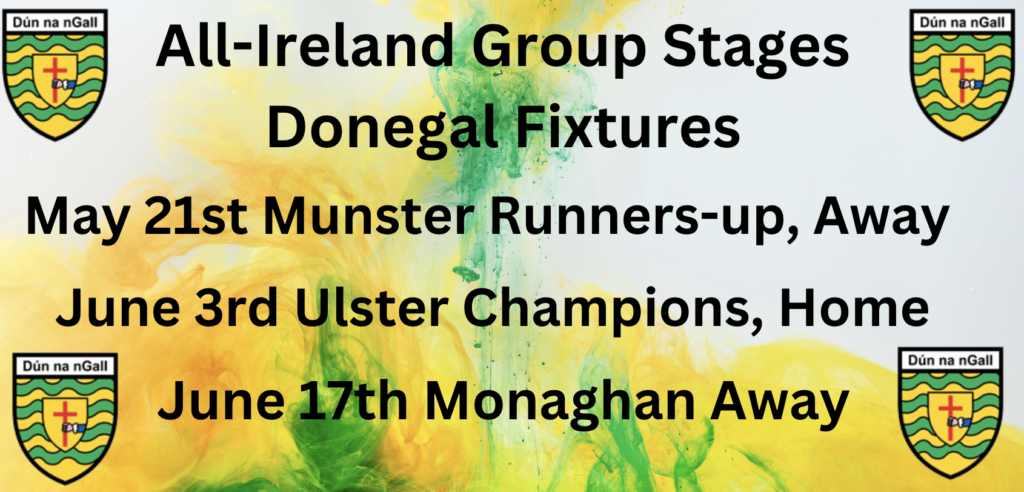 CLG Dún na nGall County Fixtures – Page 7 – CLG Dhún na nGall