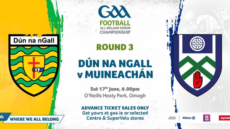 Donegal Squad to play Monaghan in Omagh Saturday June 17th
