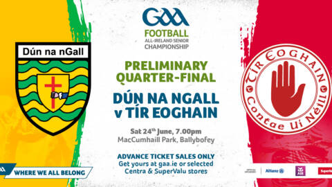 Donegal Squad for Preliminary Quarterfinal v Tír Eoghain