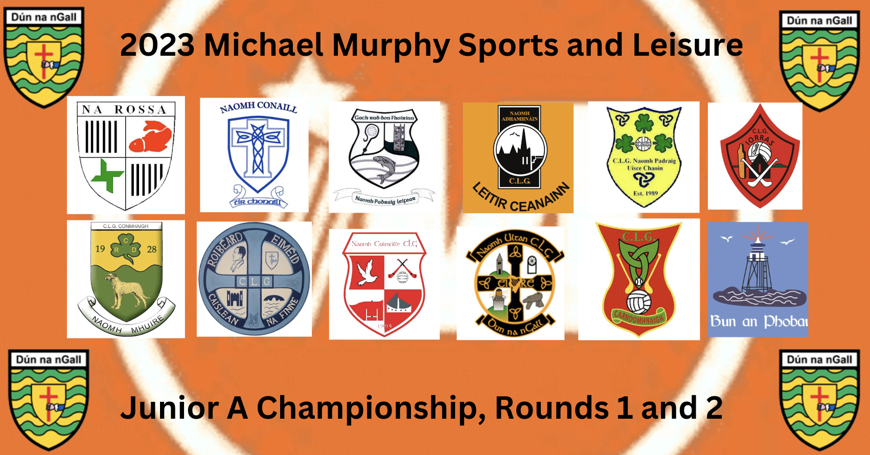 Michael Murphy Sports And Leisure Junior A Championship 2023 - Rounds 1 ...