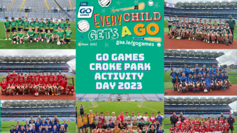 Young Donegal Footballers and Hurlers enjoy their Day in Croke Park