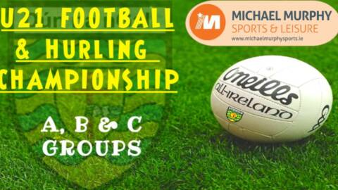 Michael Murphy Sports & Leisure Under 21 Championship fixtures