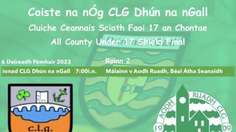 GAA Centre is the venue for this weekends under 17 finals