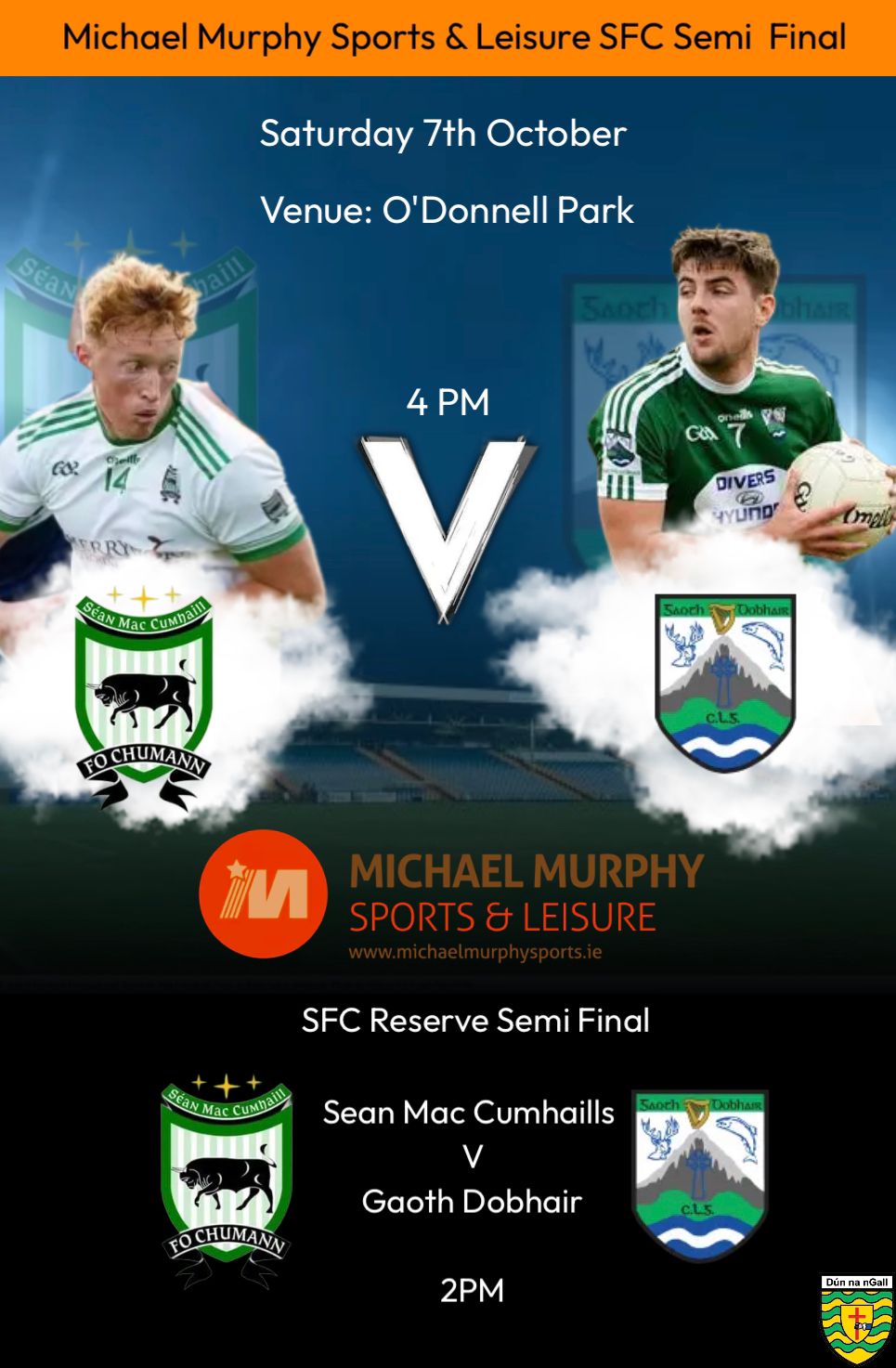 Semi-final weekend in Donegal, Michael Murphy Sports & Leisure SFC ...